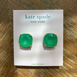 Kate spade emerald large earrings